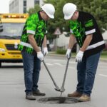 Hi-Vis-Hawaiian-Shirt-Safety-Workwear-With-Bold-Skull-Camo-In-Neon-Green-And-Name-Customization-for-Workers,-Truckers-5