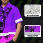 Violet-Neon-Skull-With-Butterfly-Hi-Vis-Hawaiian-Shirt-–-Personalized-Safety-Workwear-for-Workers,-Truckers-7