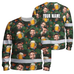 Hi Vis Long Sleeve Shirt Reflective Tapes Green Orange Drink Tropical Custom Name Safety Workwear For Truckers, Operators