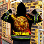 Hi-Vis-Hoodie-Reflective-Tapes-Orange-Neon-Eagle-Custom-Name-Safety-Workwear-For-Workers,-Runners,-Cyclists,-Patriotic-3
