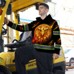 Hi-Vis-Hoodie-Reflective-Tapes-Orange-Neon-Eagle-Custom-Name-Safety-Workwear-For-Workers,-Runners,-Cyclists,-Patriotic-4