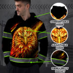 Hi-Vis-Hoodie-Reflective-Tapes-Orange-Neon-Eagle-Custom-Name-Safety-Workwear-For-Workers,-Runners,-Cyclists,-Patriotic-8