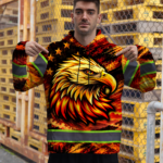 Hi-Vis-Hoodie-Reflective-Tapes-Orange-Yellow-Eagle-Custom-Name-Safety-Workwear-For-Workers,-Runners,-Cyclists,-Patriotic-2